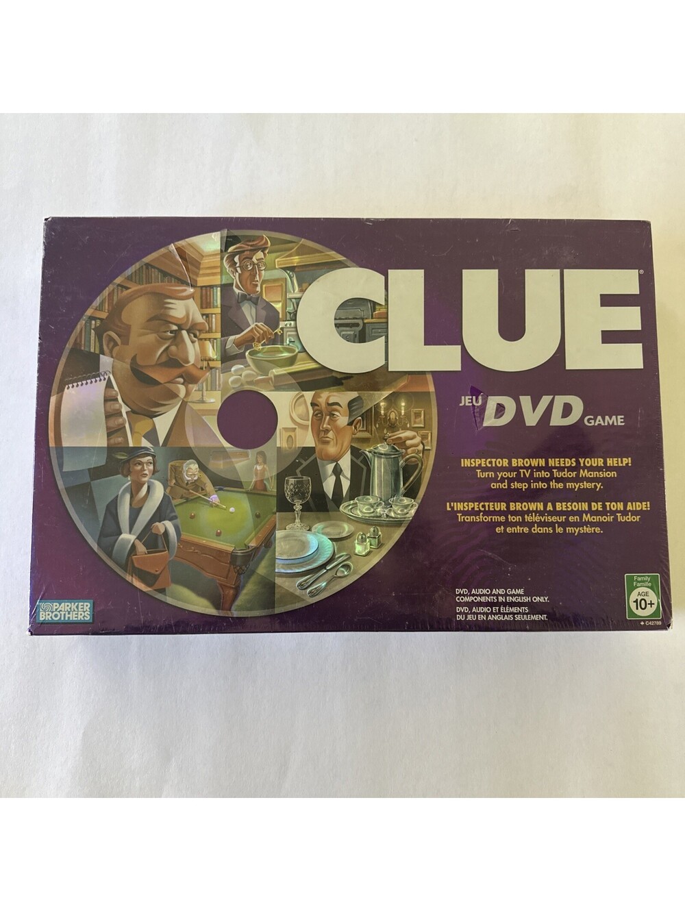 Clue DVD SEALED Parker Brothers 2006 Classic Detective Board Game Mystery *READ*